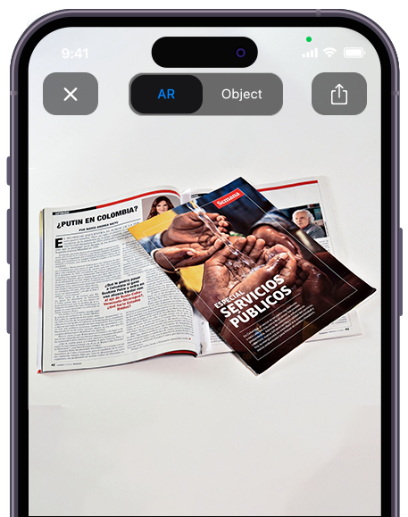 demo en realidad aumentada cuadernillo inserto