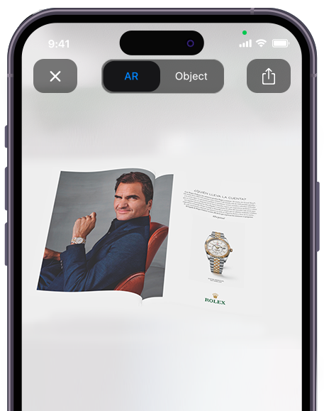 demo en realidad aumentada Doble página