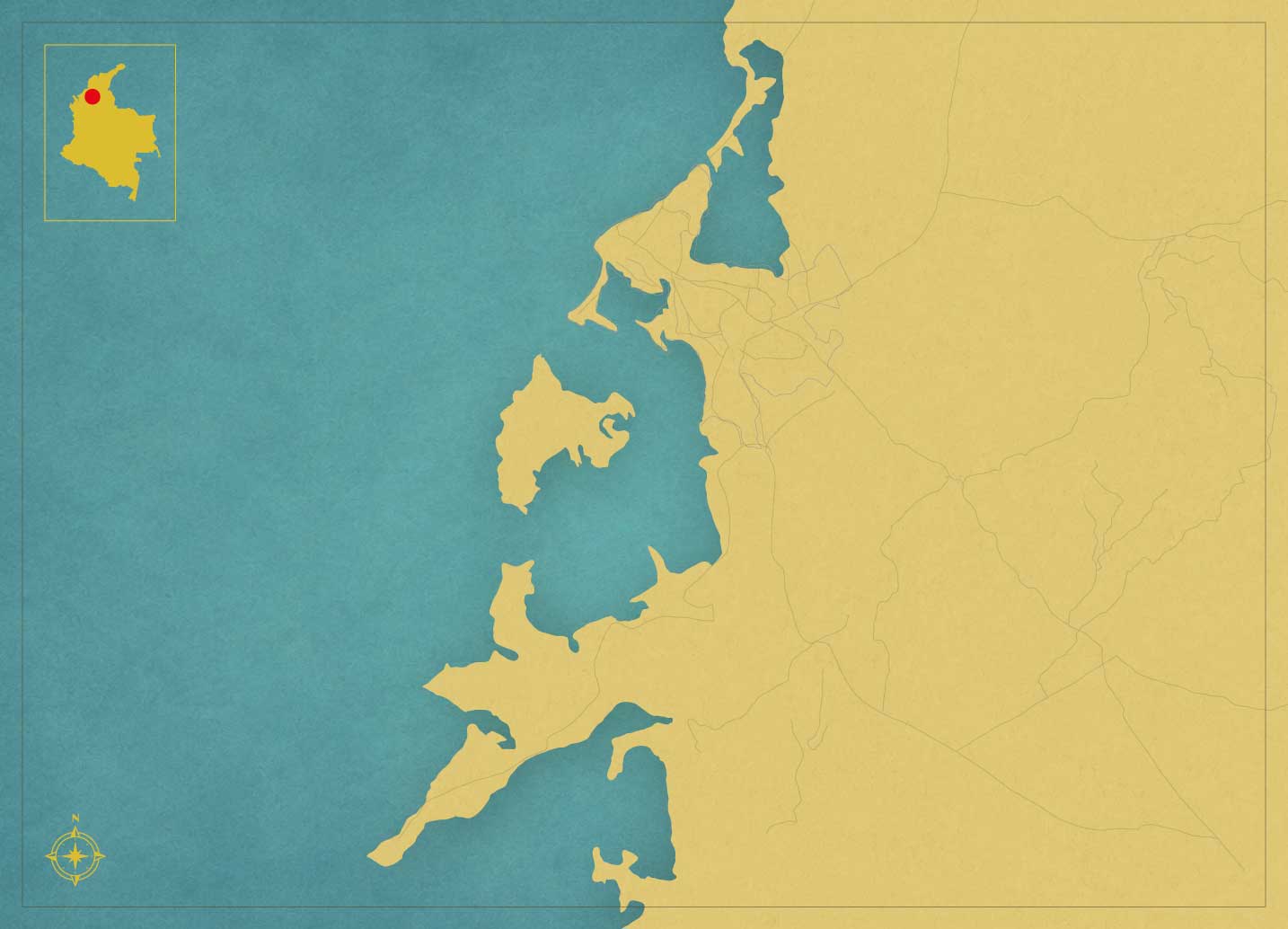 Mapa Cartagena