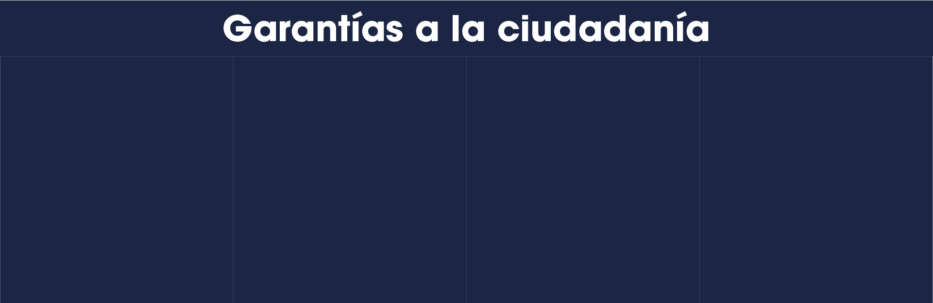 Garantías a la ciudadanía