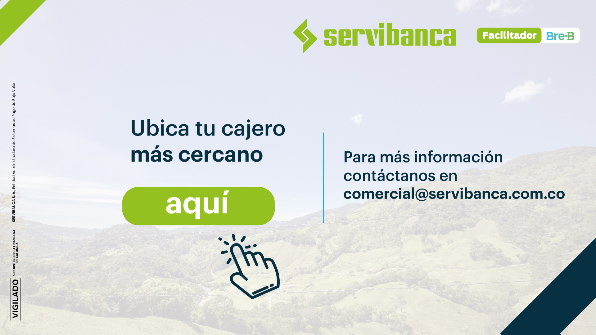Encuentra tu cajero Servibanca